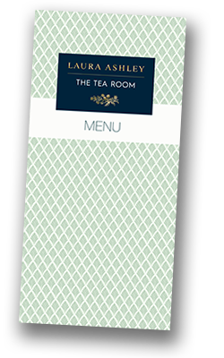 Laura Ashley Tea Room at Kenwood Hall Hotel & Spa Sheffield Menu