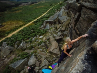rock climbing