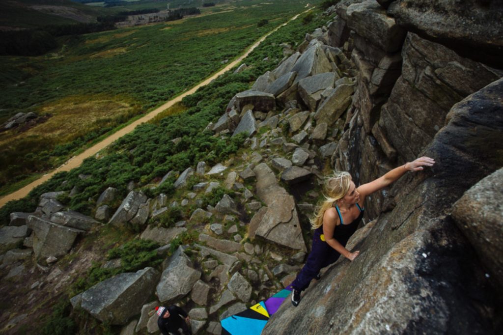 rock climbing