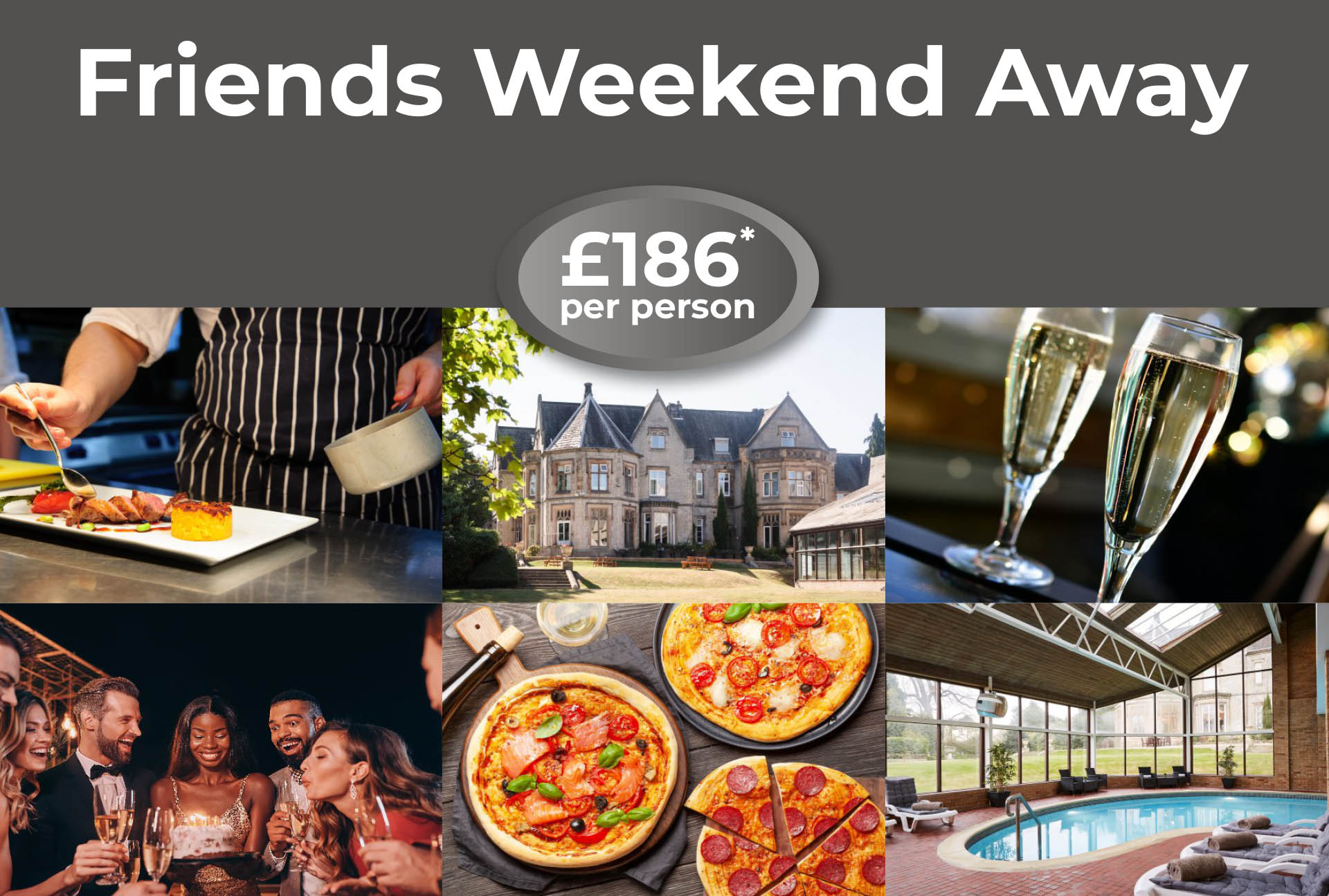 Friends Weekend Away at Kenwood Hall Hotel & Spa 2023