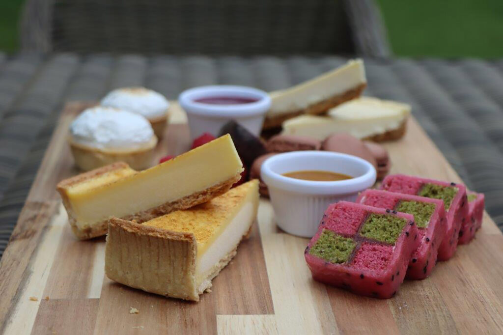 Dome Dining at Mercure Sheffield Kenwood Hall Hotel & Spa Sharing Platter cakes